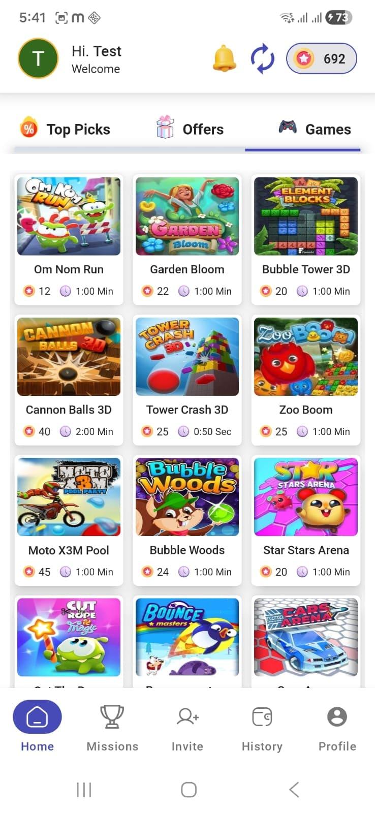 App screenshot